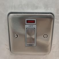 Cooker switch installation